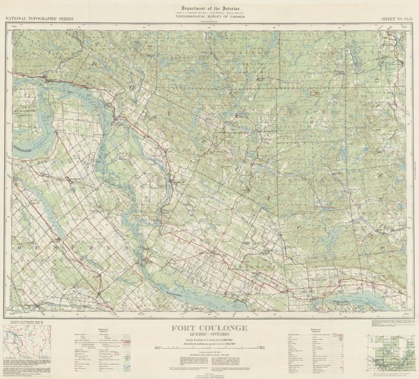 Gatineau Park Topographical Maps